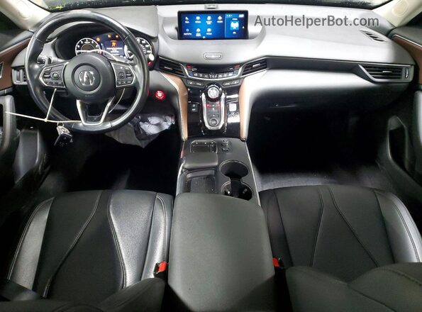 19UUB5F37MA001397 2021 ACURA TLX Black Widok deski rozdzielczej
