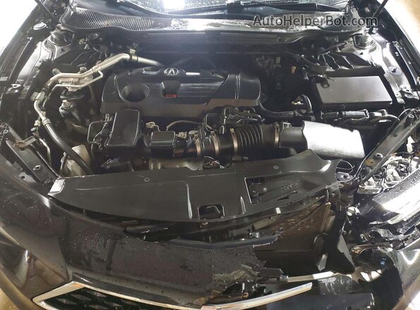 19UUB5F37MA001397 2021 ACURA TLX Black Widok wnętrza z tyłu