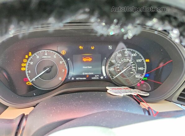 19UUB5F37MA015123 2021 ACURA TLX Красный Вид щитка приборов