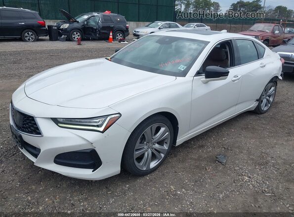 19UUB5F41MA009861 2021 ACURA TLX White Przód lewy