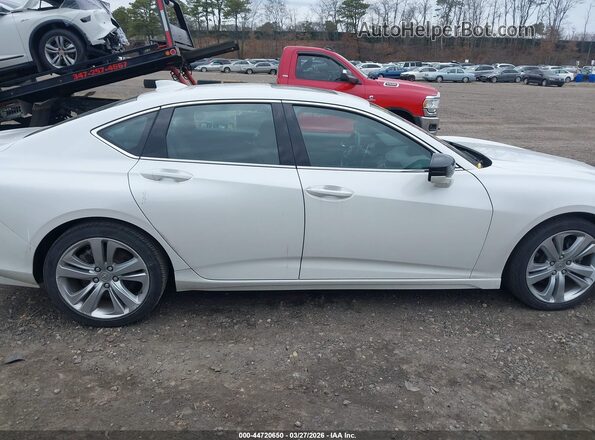 19UUB5F41MA009861 2021 ACURA TLX White Widok wnętrza z tyłu