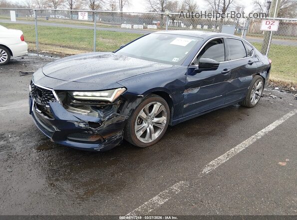 19UUB5F42MA007293 2021 ACURA TLX Синий Передняя левая четверть