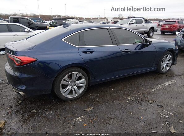 19UUB5F42MA007293 2021 ACURA TLX Синий Задняя правая четверть