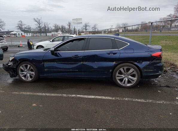 19UUB5F42MA007293 2021 ACURA TLX Синий Панорамный вид салона 360°