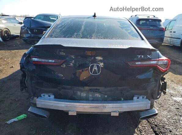 19UUB5F42MA014289 2021 ACURA TLX Black უკანა ხედი