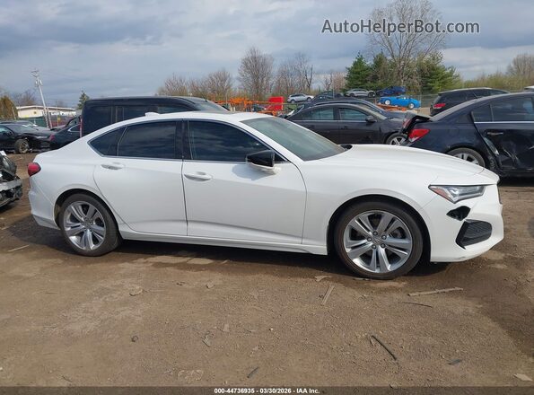 19UUB5F43MA014348 2021 ACURA TLX White სალონის 360-გრადუსიანი ხედი