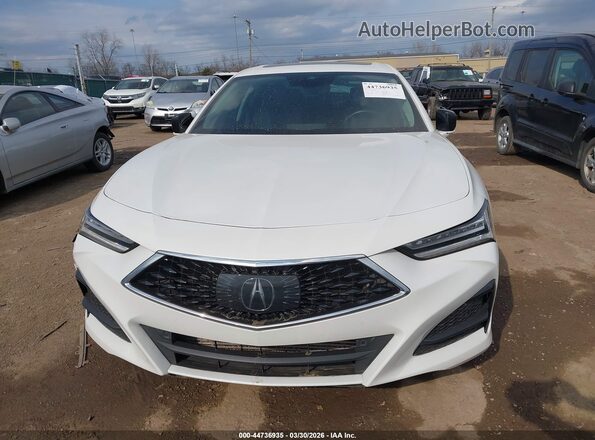 19UUB5F43MA014348 2021 ACURA TLX White უკანა სალონის ხედი