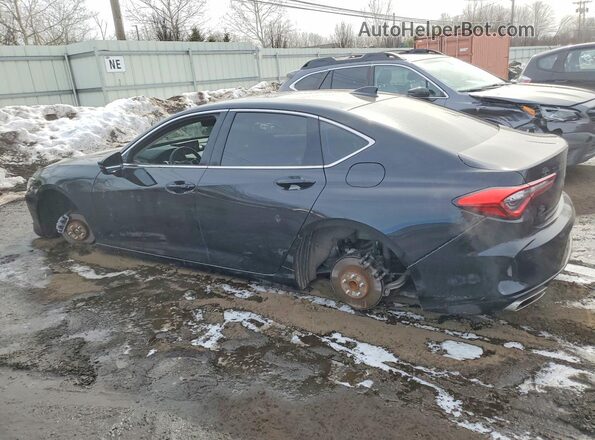 19UUB5F45NA003322 2022 ACURA TLX Black Հետևի ձախ