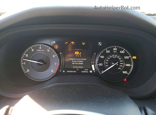 19UUB5F49MA014273 2021 ACURA TLX Black Սարքավորումների վահանակի տեսք