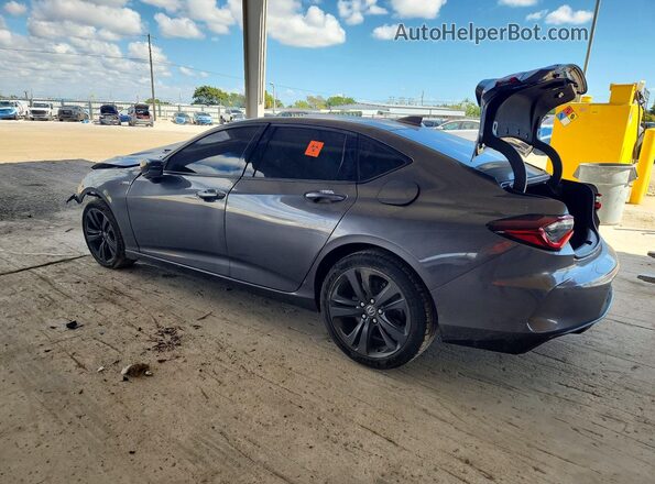 19UUB5F50MA013814 2021 ACURA TLX Gray უკანა მარცხენა