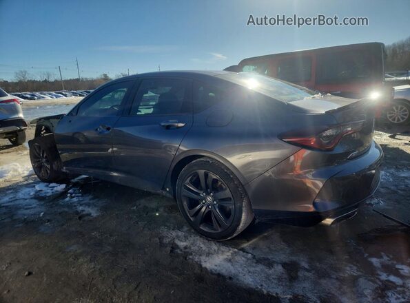 19UUB5F52MA005147 2021 ACURA TLX Gray Հետևի ձախ