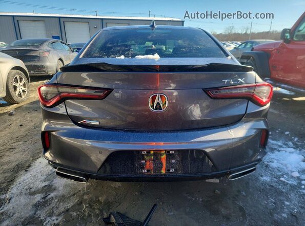 19UUB5F52MA005147 2021 ACURA TLX Gray Հետևի տեսք