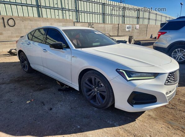 19UUB5F54MA003352 2021 ACURA TLX White Delantero derecho
