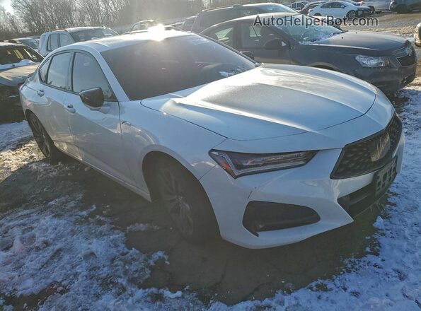 19UUB5F56MA010464 2021 ACURA TLX White Delantero derecho