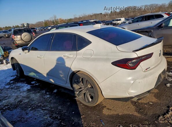 19UUB5F56MA010464 2021 ACURA TLX White Trasero izquierdo