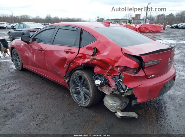 19UUB5F57MA015754 2021 ACURA TLX Red Вид спереду