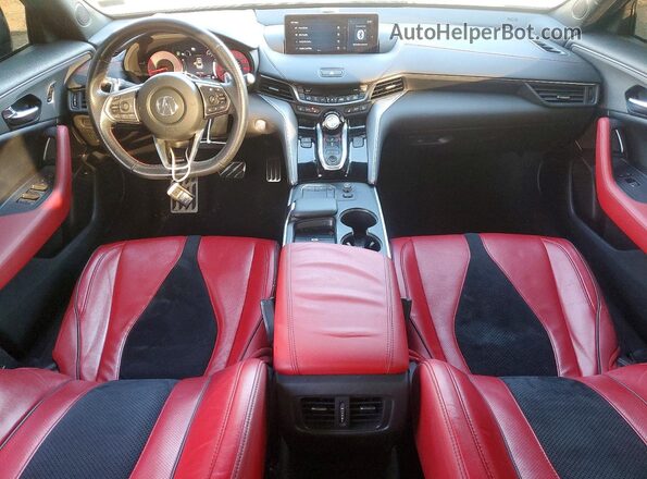 19UUB5F5XMA009396 2021 ACURA TLX White Вид панелі приладів
