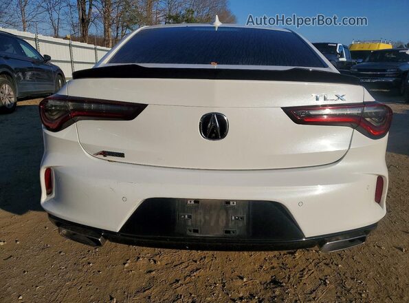 19UUB5F5XMA009396 2021 ACURA TLX White Вид ззаду