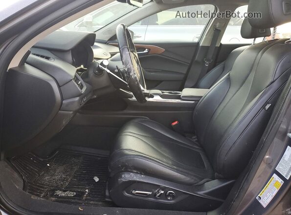 19UUB6F32MA011809 2021 ACURA TLX Gray წინა სალონის ხედი