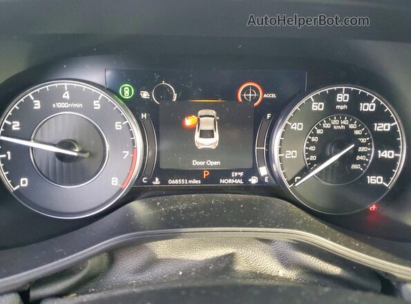19UUB6F32MA011809 2021 ACURA TLX Gray ხელსაწყოთა პანელის ხედი