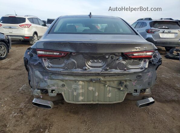 19UUB6F32MA011809 2021 ACURA TLX Gray უკანა ხედი