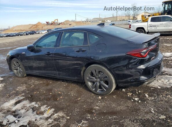 19UUB6F51MA007722 2021 ACURA TLX Черный Задняя левая четверть