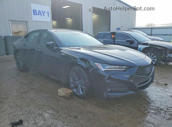 19UUB6F51MA008434 2021 ACURA TLX Black წინა მარჯვენა