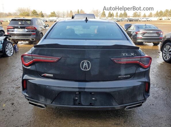 19UUB6F51MA008434 2021 ACURA TLX Black უკანა ხედი