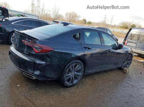 19UUB6F51MA008434 2021 ACURA TLX Black უკანა მარჯვენა