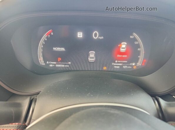 19UUB6F51SA000458 2025 ACURA TLX White Вид щитка приладів