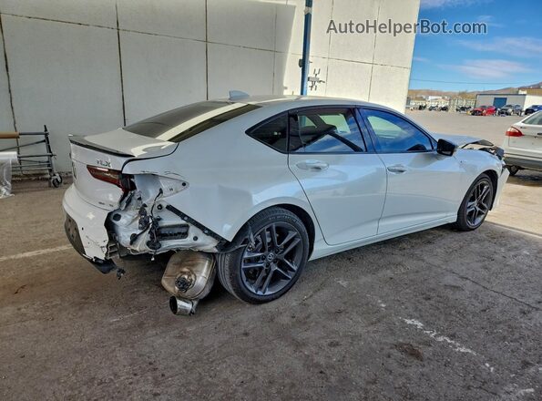 19UUB6F51SA000458 2025 ACURA TLX White Задня права чверть