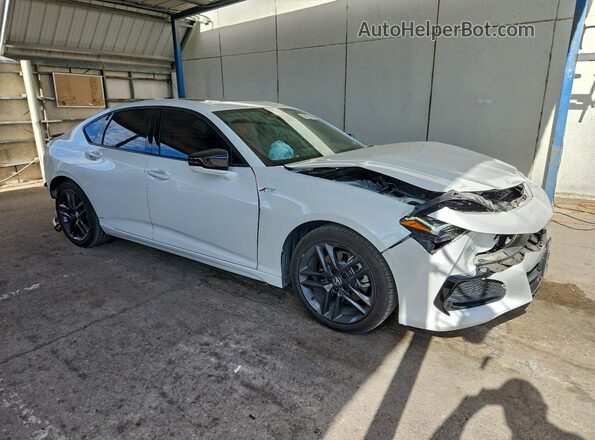 19UUB6F51SA000458 2025 ACURA TLX White Передня права чверть