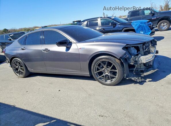 19UUB6F52MA004330 2021 ACURA TLX Gray წინა მარჯვენა