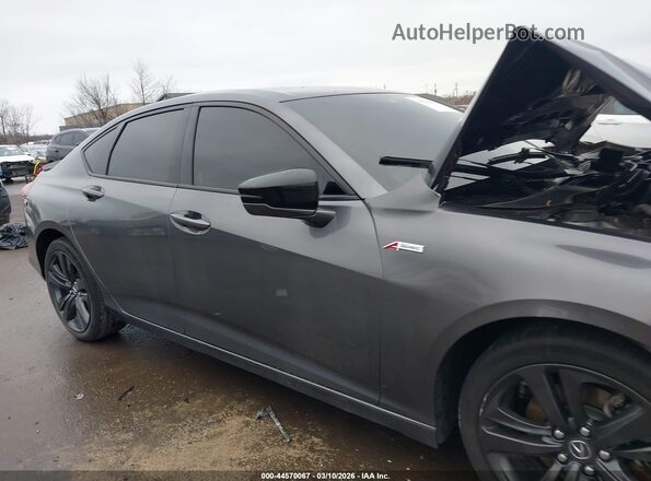 19UUB6F52MA007048 2021 ACURA TLX Серый Вид задней части салона
