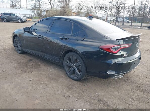 19UUB6F52MA010922 2021 ACURA TLX Black Tył lewy