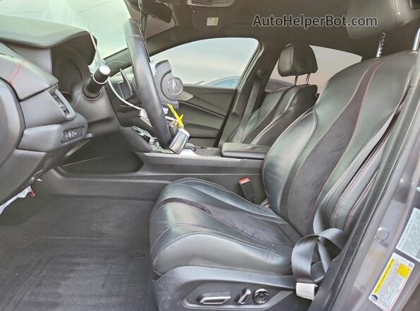 19UUB6F53MA004711 2021 ACURA TLX Gray წინა სალონის ხედი