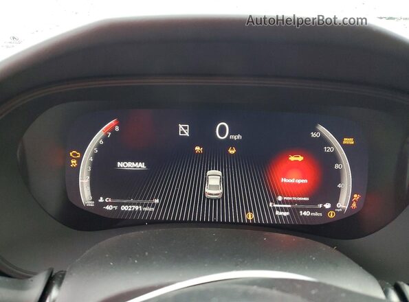 19UUB6F53SA002261 2025 ACURA TLX Черный Вид щитка приборов
