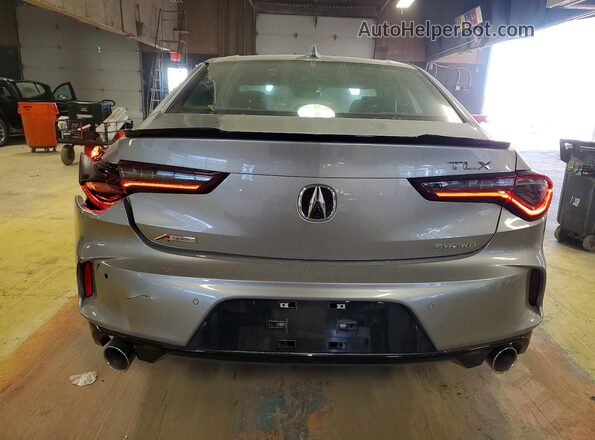19UUB6F53SA004916 2025 ACURA TLX Серебряный Вид сзади