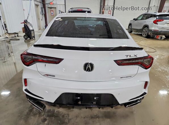 19UUB6F55MA002104 2021 ACURA TLX White Вид ззаду