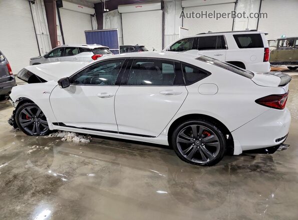 19UUB6F55MA002104 2021 ACURA TLX White Задня ліва чверть