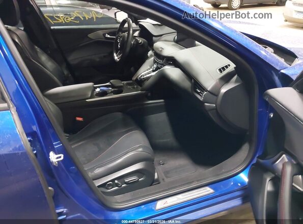 19UUB6F55MA009912 2021 ACURA TLX Blue წინა სალონის ხედი