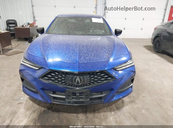 19UUB6F55MA009912 2021 ACURA TLX Blue ხელსაწყოთა პანელის ხედი