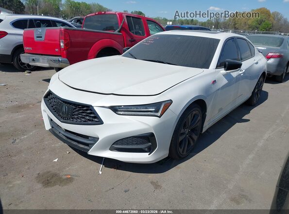 19UUB6F56MA002564 2021 ACURA TLX White Front left