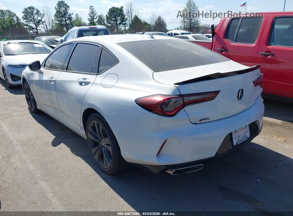 19UUB6F56MA002564 2021 ACURA TLX White Rear interior view