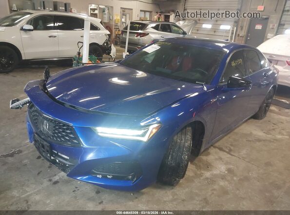 19UUB6F56MA801843 2021 ACURA TLX Blue Przód lewy