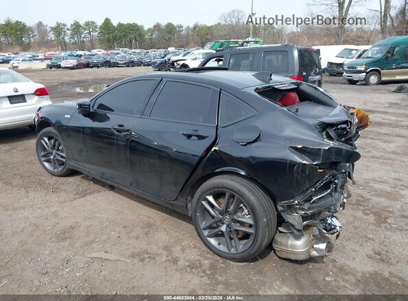19UUB6F57SA000593 2025 ACURA TLX Black Սալոնի 360 աստիճան տեսք