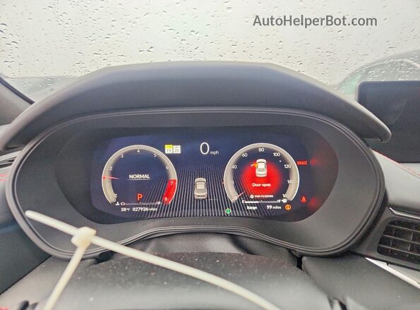 19UUB6F58RA002007 2024 ACURA TLX Silver Vista del cuadro de instrumentos