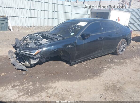 19UUB6F59PA005186 2023 ACURA TLX Черный Передняя левая четверть