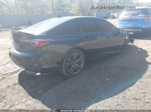19UUB6F59PA005186 2023 ACURA TLX Черный Задняя правая четверть