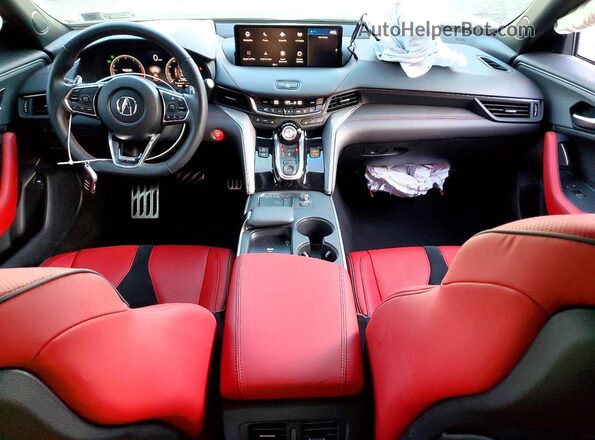19UUB6F59SA004872 2025 ACURA TLX Black Widok deski rozdzielczej